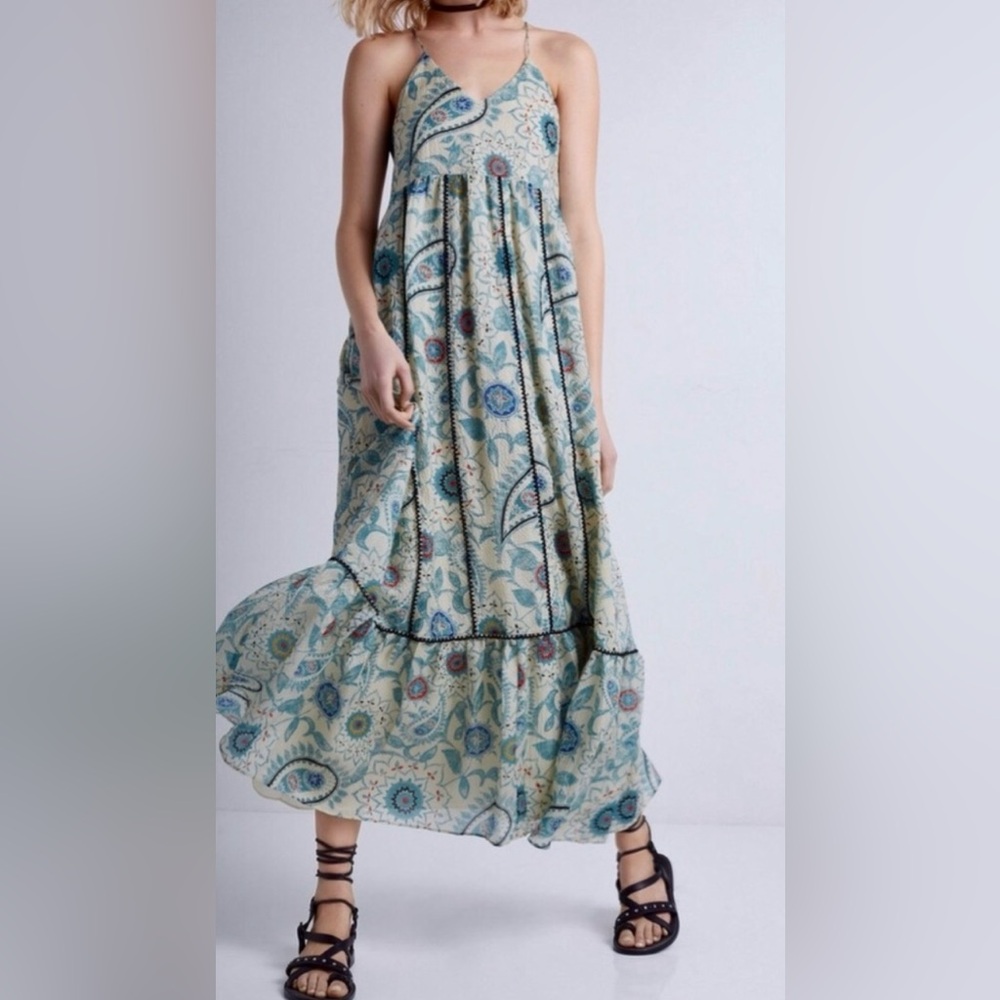 Zadig & Voltaire Ralla Print Maxi Dress Size Small